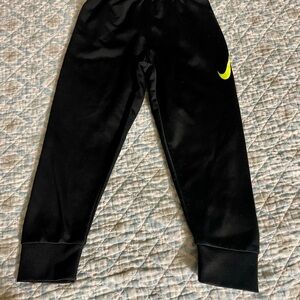 Black Kids Bottoms with Yellow Detail